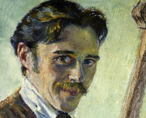 Erwin Bowien (1899-1972)_Jugendliches Selbstbildnis, 20er Jahre